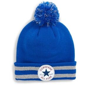 Converse Kids Reflective Pom Pom Beanie Hat